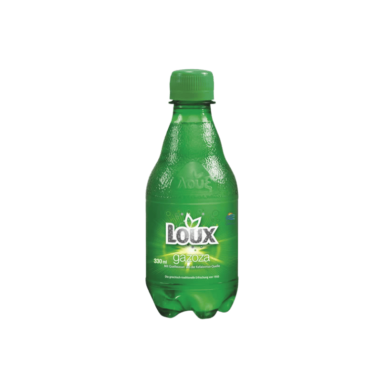 Gazoza (330ml) Loux von Loux bei Araxxon  - Hochwertiges griechisches Produkt.   Gazoza (330ml) Loux από Loux στο Araxxon  - Αυθεντικό ελληνικό προϊόν.